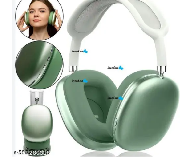 P9 Plus Compatible On-Ear Head Phone Max Bluetooth Headset