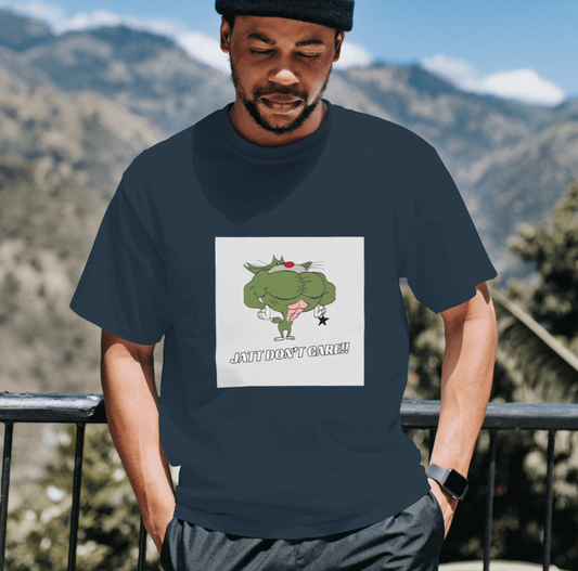 Men’s Trendy “Jatt Don’t Care” T-Shirt