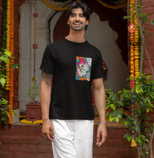 "Goku Lightning Hands T-Shirt - Thunder God Ki Kamehameha - Dragon Ball Super Electric Aura Anime Tee"